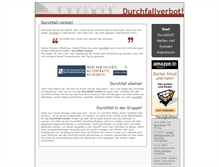 Tablet Screenshot of durchfallverbot.de
